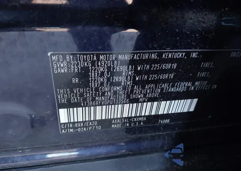 2023 Toyota Rav4 Hybrid Xle Premium from USA, damaged, VIN 4T3B6RFV0PU132566